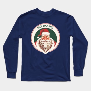 Ho ho ho Santa Christmas - Happy Christmas and a happy new year! - Available in stickers, clothing, etc Long Sleeve T-Shirt